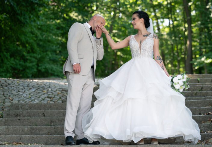 fotografiranje mladenaca u prirodi zagreb romantični portret